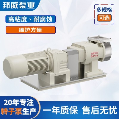 宁波厂家专业供应化工泵多材质不锈钢计量电动变频卧式凸轮转子泵图2