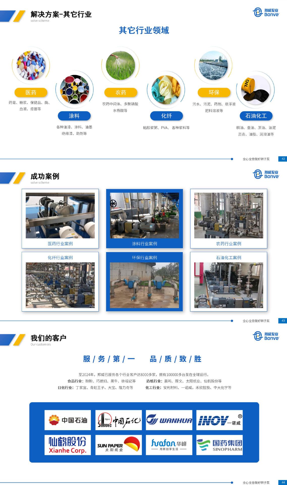 邦威转子泵凸轮泵高粘度泵解决方案应用生产厂家真供