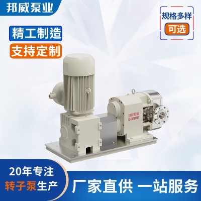 邦威精细化工左进右出浸润剂输出立式凸轮转子泵高扬程自吸图4