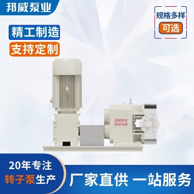 邦威精细化工左进右出浸润剂输出立式凸轮转子泵高扬程自吸图5