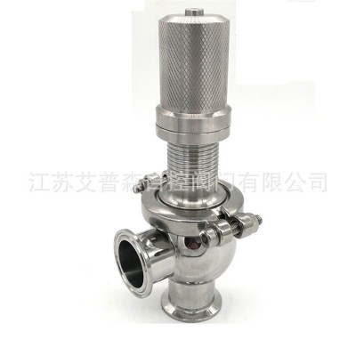 快装式安全阀/不锈钢卫生级快装安全阀A42Y-16P 江苏卫生级阀门厂图2