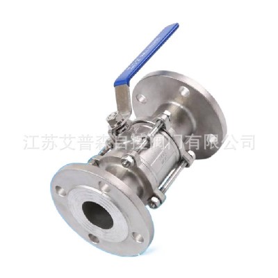 手动可拆卸球阀 Q41F-16/40P不锈钢三片式法兰气体蒸汽球阀图5