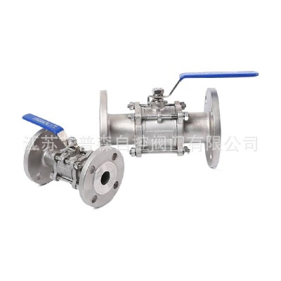手动可拆卸球阀 Q41F-16/40P不锈钢三片式法兰气体蒸汽球阀图4