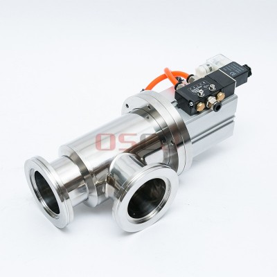 温州厂家 ISO气动挡板阀 304球阀 真空阀 电动蝶阀 高真空挡板阀图3