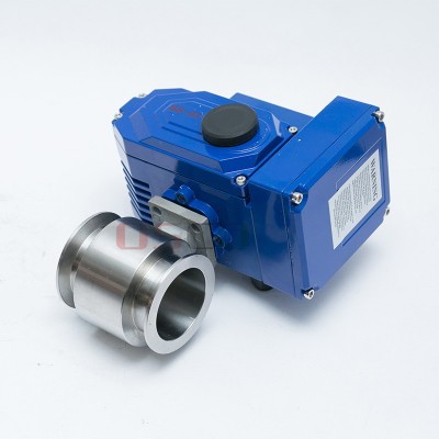 厂家供应电动调节型真空蝶耐温硬密封电动真空蝶阀管道真空蝶阀图2