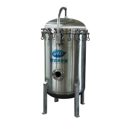 大流量不锈钢袋式过滤器泳池水处理毛发收集器电泳设备过滤机定制图5