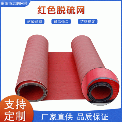 厂家直供聚酯网 红色脱硫网 带式压滤机滤网工业网带批发图3