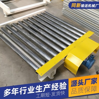 无动力滚筒输送机 90度环形物流分拣流水线 小型直行滚筒线传送机图5