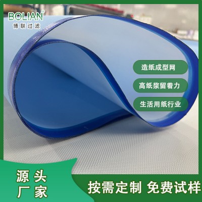 博联过滤源头供应造纸成型网 面巾纸三层成形网定制 高纸浆留着图2