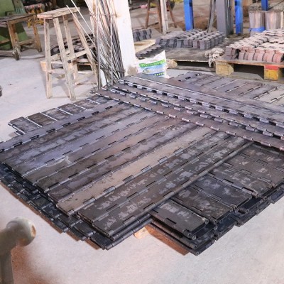 金属碳钢链板 不锈钢工业重型传动链板烘干机50.8碳钢输送链板图4