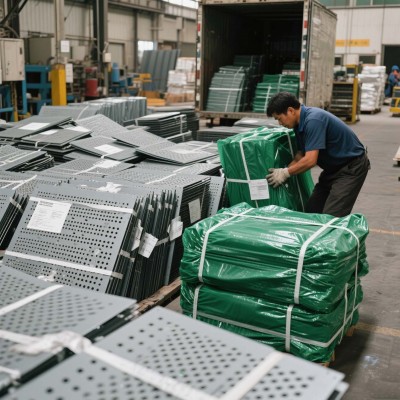 冲孔板304 316工程镀锌异型穿孔工业过滤筛网散热网不锈钢冲孔网图5