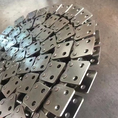 工业传动链条双排链条异型大节距重型带双耳弯板不锈钢链条图4