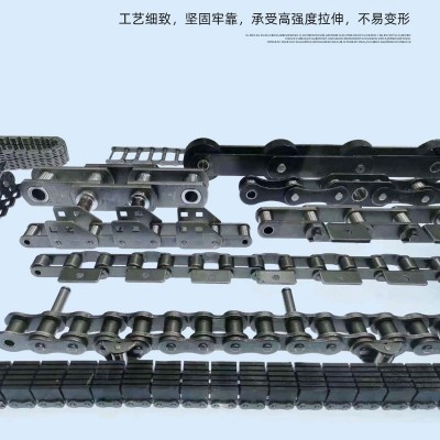 工业链条不锈钢条双节距弯板链条业传动输送非标链条精密滚子链条图3
