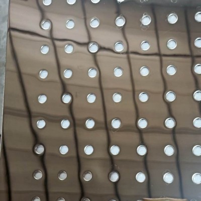 生产不锈钢网板金属冲孔板网圆孔网阳台防护网304不锈钢 冲孔网图2