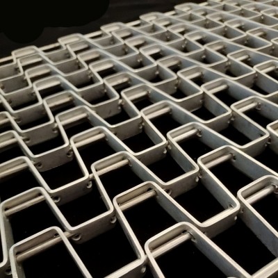 马蹄输送长城网带波形挡板输送网带U型金属输送传送带图2