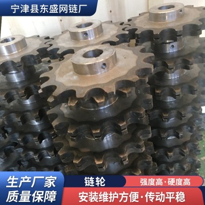 工业链轮齿轮厂家高频淬火碳钢传动链轮非标定制单双排不锈钢链轮图3