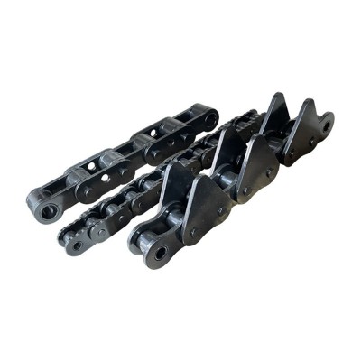 非标链条不锈钢重型输送滚子链节距200弯板链条工业机械传动链条图5