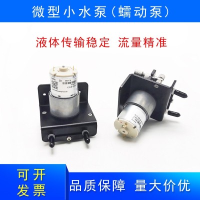 微型蠕动水泵12V/24V直流抽水泵蠕动泵恒流泵小型自吸泵抽液泵
