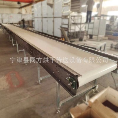 定做流水线输送带 自动化电子插件生产线打包平行皮带输送机加工图4