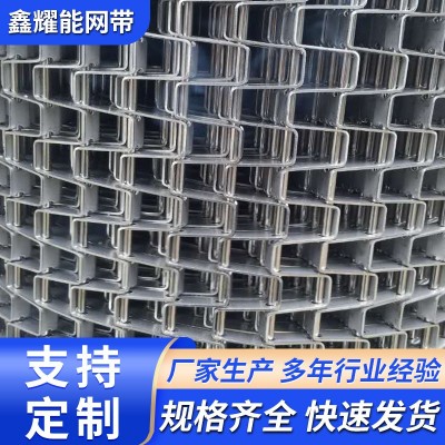 供应清洗烘干机304不锈钢长城网带网链马蹄链U型链片式输送网带图3
