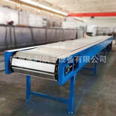 供应锻件高温件热处理输送线 钢铁块链板输送机 废钢材输送设备图4