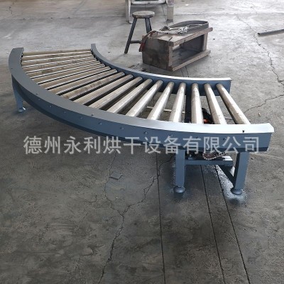 定制滚筒转弯机小型纸箱60度无动力滚筒输送线流水线加工图3