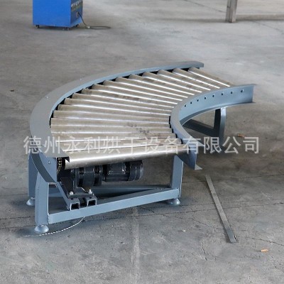 定制滚筒转弯机小型纸箱60度无动力滚筒输送线流水线加工图4