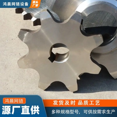 非标304不锈钢链轮单双排输送机传动轮工业输送大节距不锈钢链轮图2