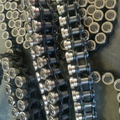 06C侧滚轮链/06B/35B侧导轮/滚轮链条，碳钢/不锈钢，插件线链条图2