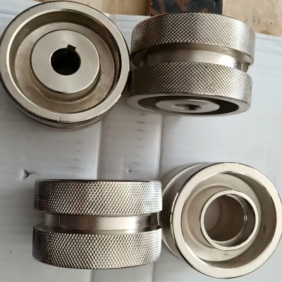 移载机链轮，双排17齿主动轮，从动轮内孔17内孔20，皮带线铝轮现图3