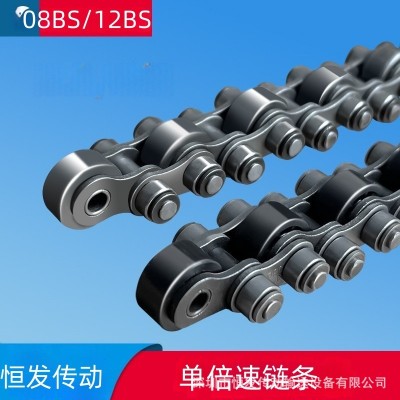 08BS倍速链条尼龙/钢制双侧滚轮单倍速链条耐磨 厂家大量现货图5