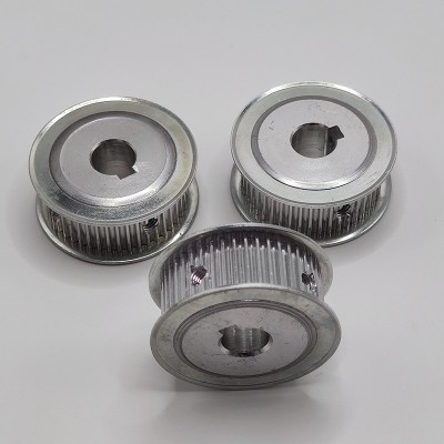 跨境直供铝合金同步带轮A系列MXL系列6061皮带轮传动图2