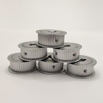 跨境直供铝合金同步带轮A系列MXL系列6061皮带轮传动图3