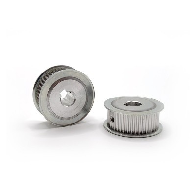 跨境直供铝合金同步带轮A系列MXL系列6061皮带轮传动图5