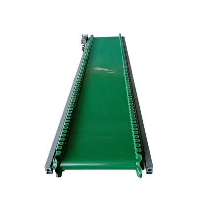 厂家定制皮带输送机绿色pvc流水线传送带物流分拣爬坡皮带输送机图5