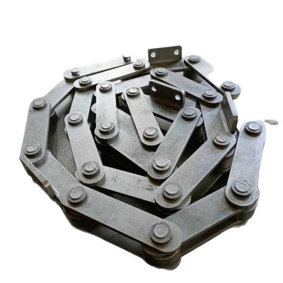 定制非标输送链条 碳钢工业传动链条 斗式提升机用大节距刮板链条