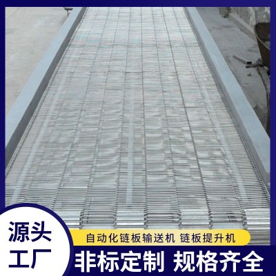 专业网带输送机 自动化链板输送机 链板提升机 质优价廉 运转平稳