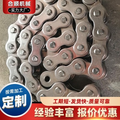 12A不锈钢304链条节距15.875输送链条耐高温不锈钢钢工业链条图2