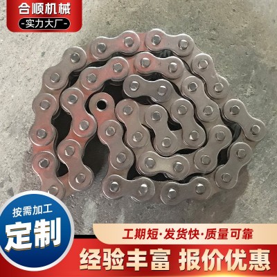 12A不锈钢304链条节距15.875输送链条耐高温不锈钢钢工业链条