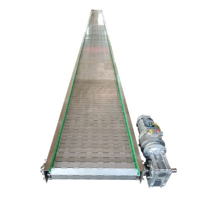 链板输送机流水线定制2米散料重型货物大型爬坡链板提升机送料机图5