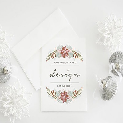 纸卡制作300g铜版纸印刷双面彩色激光艺术纸贺卡明信片售后服务卡图3