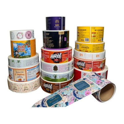 厂家定购热敏标签纸印刷彩色不干胶贴纸定购PVC铜版纸不干胶 瓶贴图3