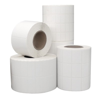 现货铜版纸空白标签纸外箱标签物流标签不干胶印刷条码贴纸代打印图5