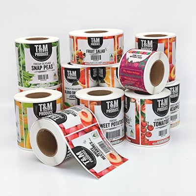 深圳不干胶彩色标签工厂 卷筒过贴标机CMYK四色印刷瓶贴卷标定制图2