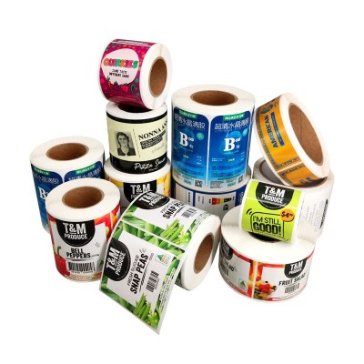 深圳不干胶彩色标签工厂 卷筒过贴标机CMYK四色印刷瓶贴卷标定制图5