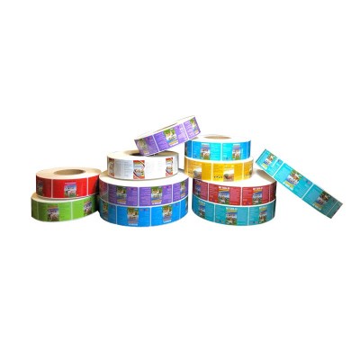 不干胶外贸标签定制彩色烫金pvc商标logo印刷奶茶杯封口贴纸背胶图5