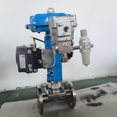 厂家直销气动不锈钢薄膜隔膜阀调节比例可调式温可调节图3