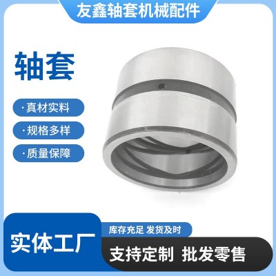 造纸机用轴套钢套衬套 60*75*60挖掘机滑动轴承内套厂家销售图2