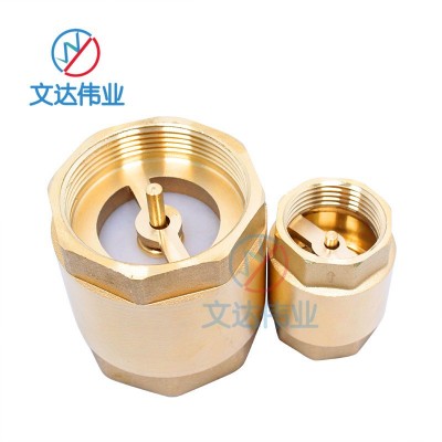 黄铜丝扣立式止回阀内螺纹升降式逆止阀现货供应单向阀图2
