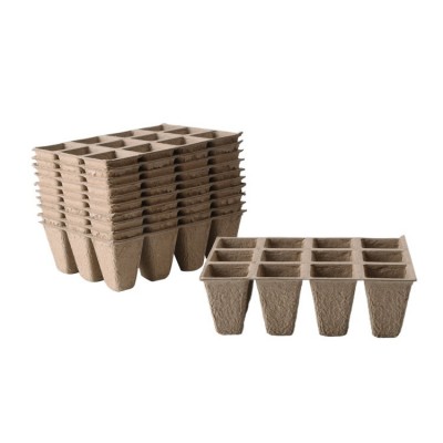 源头工厂环保可生物降解纸浆营养钵营养杯一次性育苗杯装土育苗盆图2